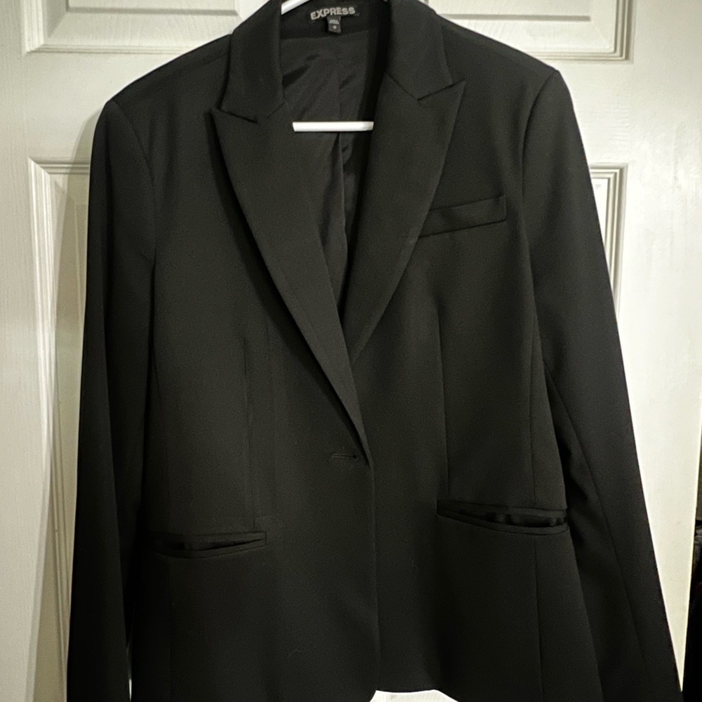 Express Women's Classic Black Suit Jacket